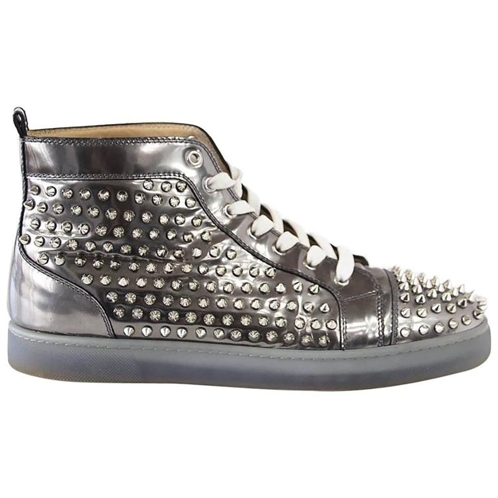 silver christian louboutin men