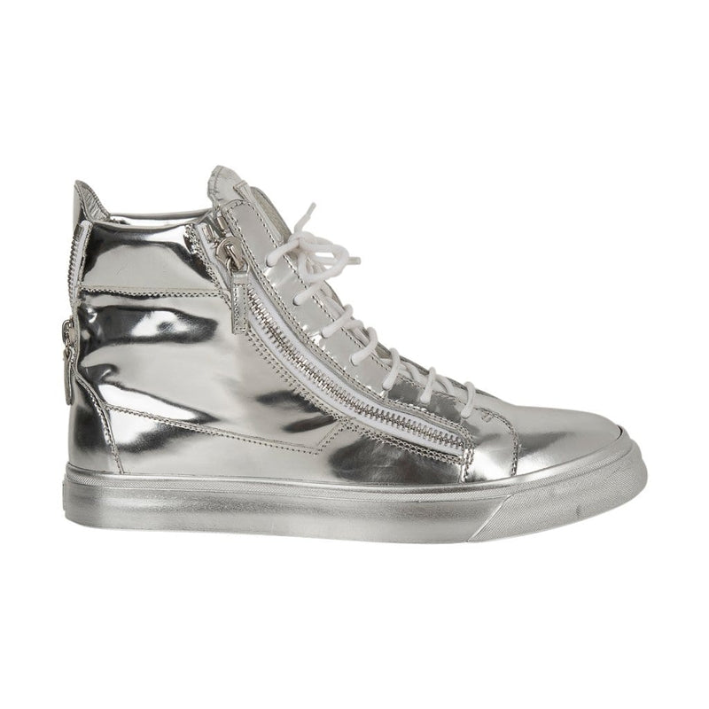 silver giuseppe sneakers