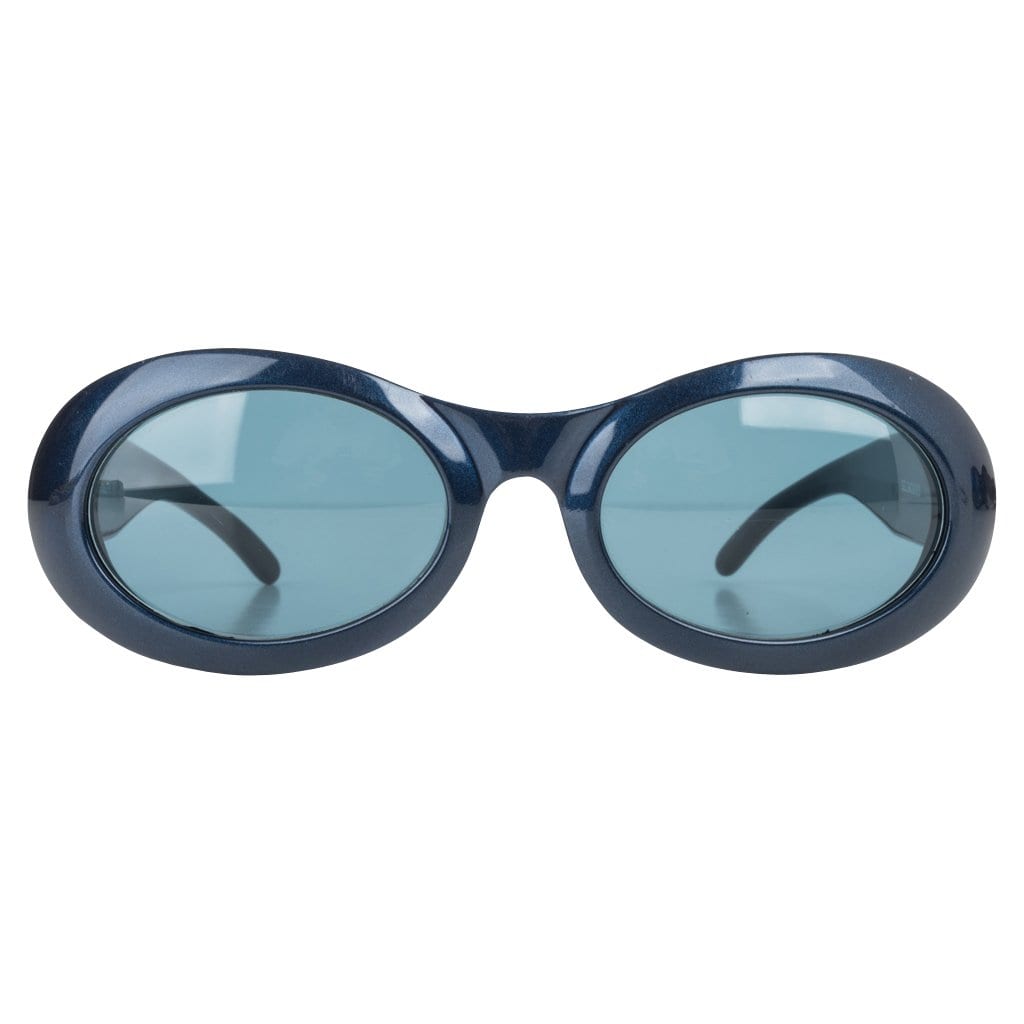 Gucci Sunglasses Pretty Ocean Blue Oval Shape – Mightychic