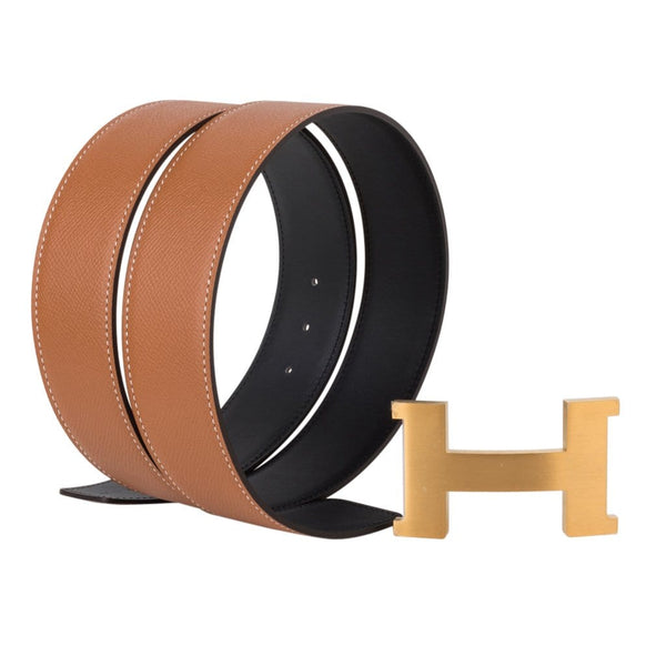 HERMES Epsom Kelly Belt Black 164987