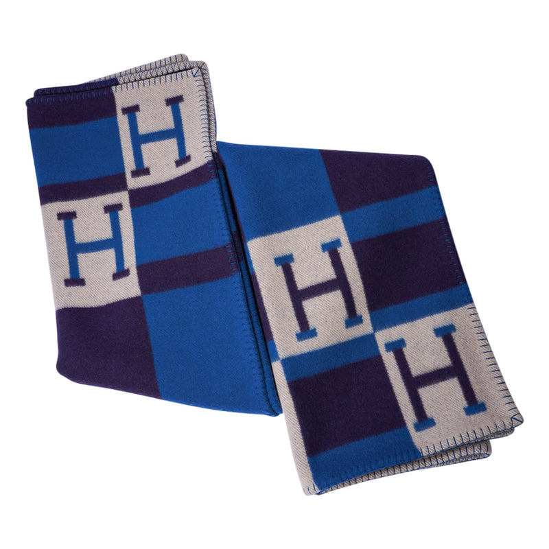 hermes blanket blue