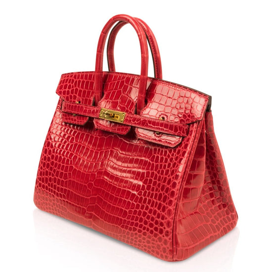 birkin red crocodile bag