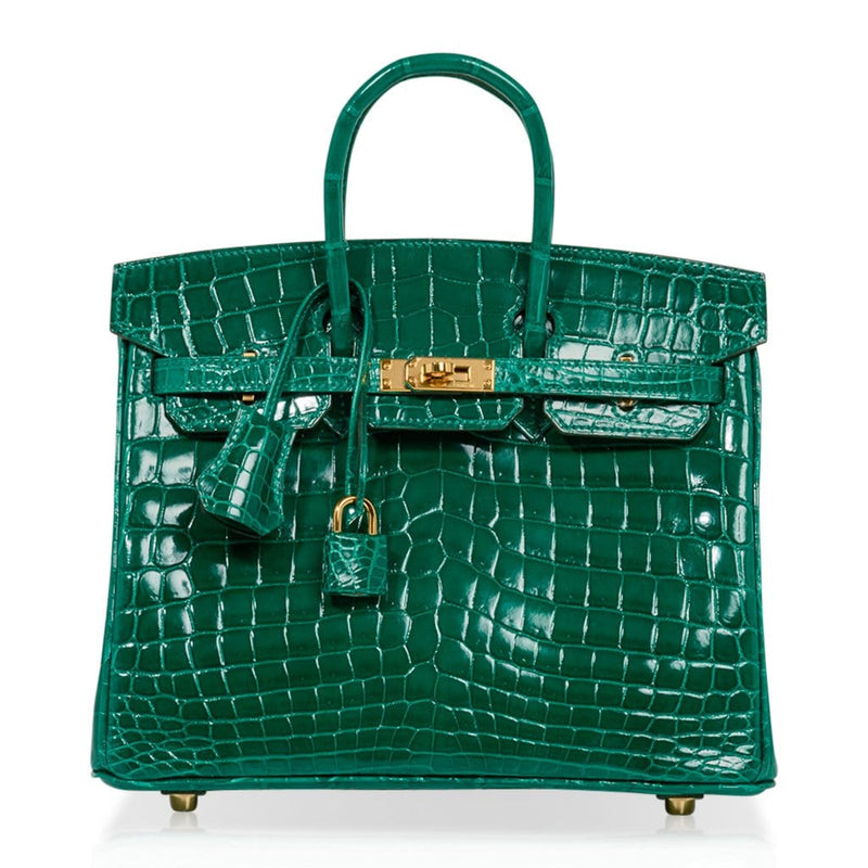 hermes birkin green crocodile