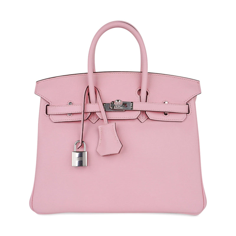 Hermes Birkin 25 Bag Rose Sakura Swift 