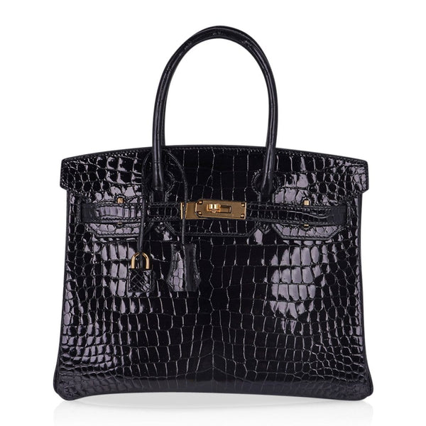 Hermès Birkin 30 Vert Jade Lisse Crocodile Porosus PHW from 100% authentic  materials!