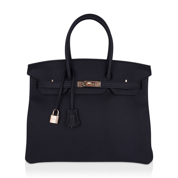 HERMÈS  VERMILLION BIRKIN 35CM OF TOGO LEATHER WITH GOLD HARDWARE