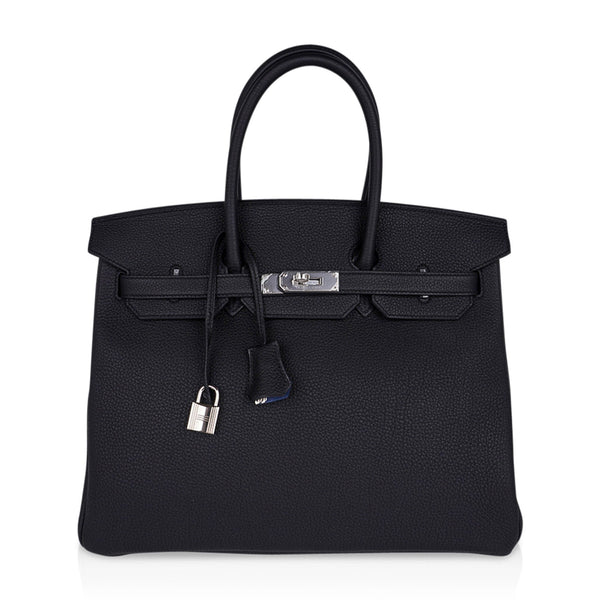 HERMES Togo Birkin 25 Bleu Atoll 384487