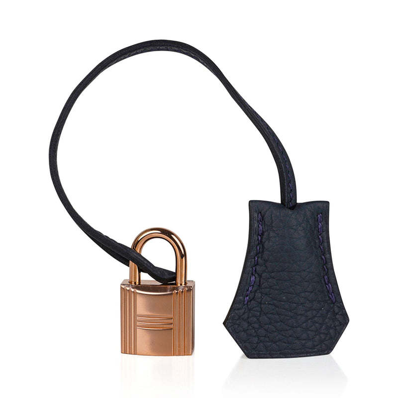 hermes rose gold purse