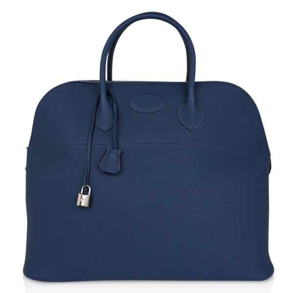 Hermes Sac A Depeche 27 Bag Limited Edtion HSS Blue Nuit / Etain