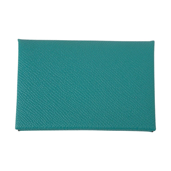 Sell Hermès Calvi Card Holder in Cactus Evercolor - Green