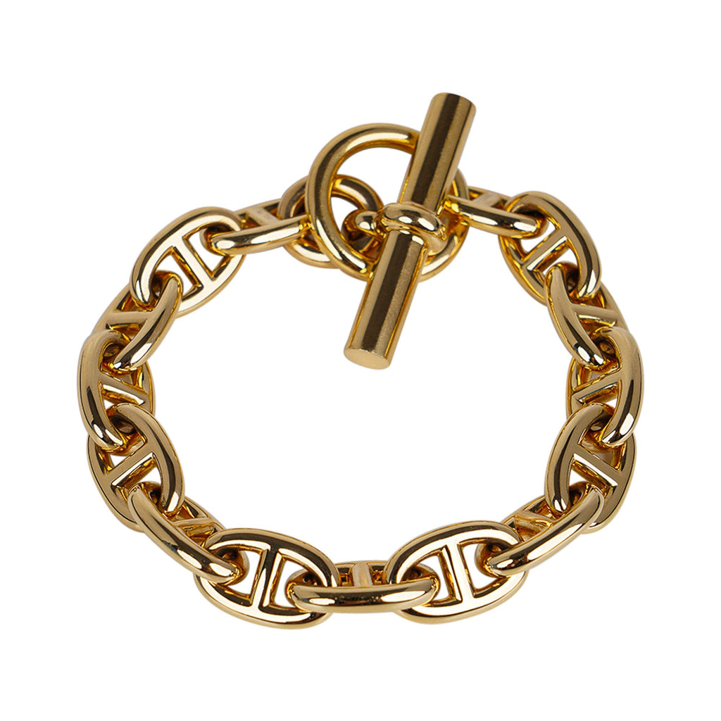 HERMES Chaine D'Ancre Bronze Bracelet