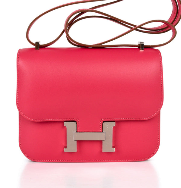 Hermes Lindy 30 Bag Coveted Etoupe Clemence Leather Palladium