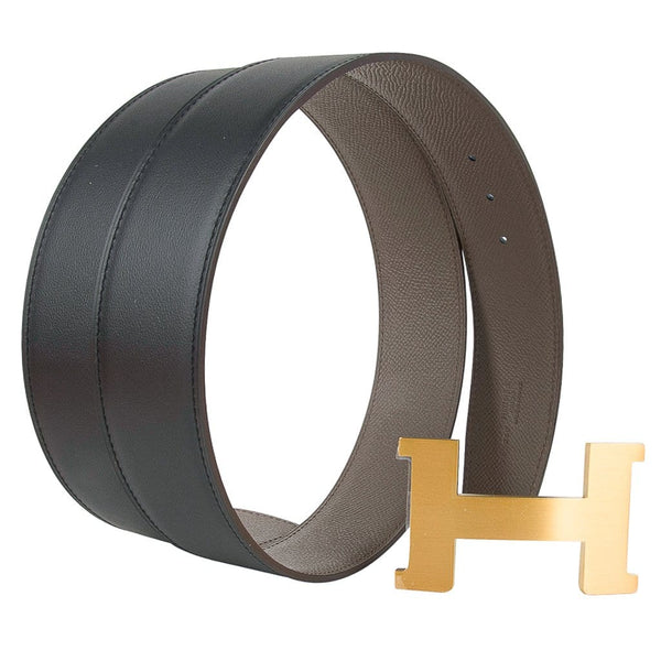 Hermès Vintage - Epsom Kelly Belt - Black Gold - Leather Belt - Luxury High  Quality - Avvenice