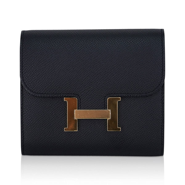 Hermès NEW HERMES KELLY POCKET COMPACT MONEY WALLET IN YELLOW EPSOM LEATHER  WALLET ref.784644 - Joli Closet