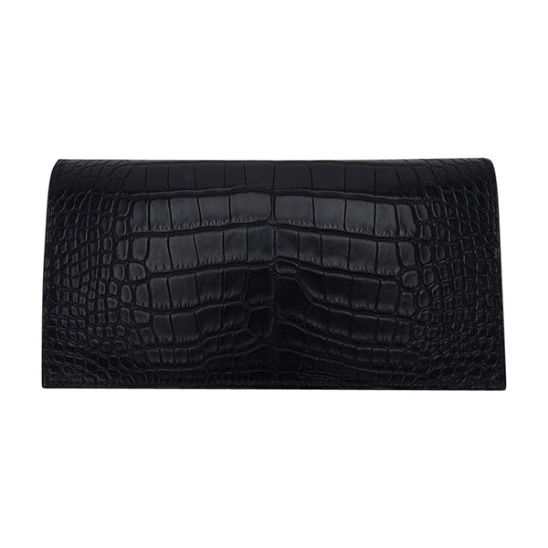 Hermes Kelly Long Wallet Coveted Gris Tourterelle Alligator – Mightychic