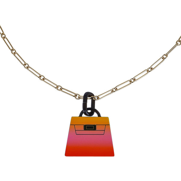 Hermès Palladium Kelly Necklace – Ethereal Gift