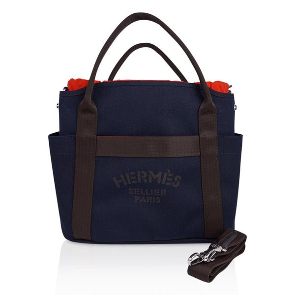 HERMES-Canvas-Leather-Garden-Party-MM-Tote-Bag-O-Engraved-Red-F/S –  dct-ep_vintage luxury Store