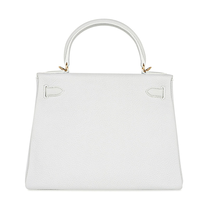 small white hermes bag