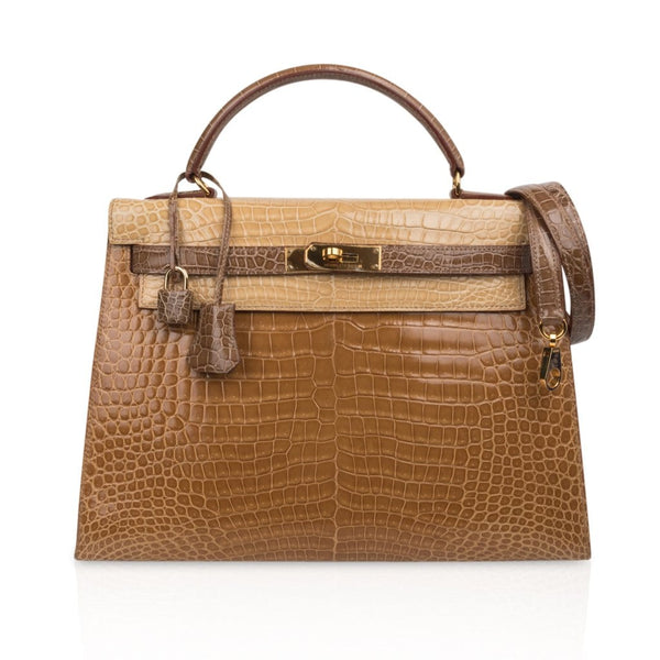Hermès Kelly 32 Fauve Gold Grizzly - Limited Edition