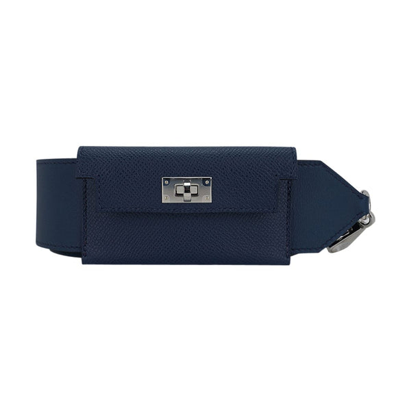 Hermès Bandouliere Kelly Pochette Shoulder Strap Menthe Swift and Cele