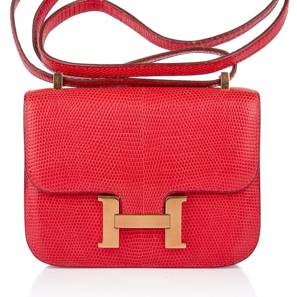 Hermes Mini Constance 19cm Swift Leather Palladium Hardware, CK10