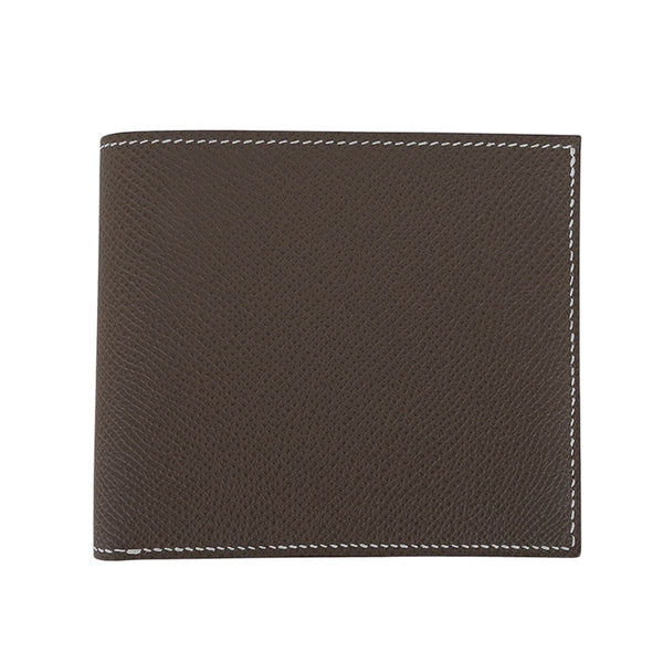 RARE HERMÈS PORTEFUILLE MC² COPERNIC WALLET Brown Leather Money