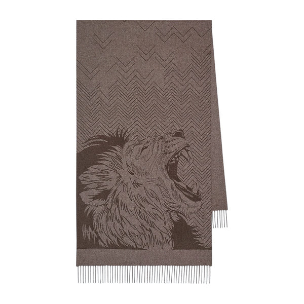 Hermes Zebra Pegasus Cashmere Shawl wBox