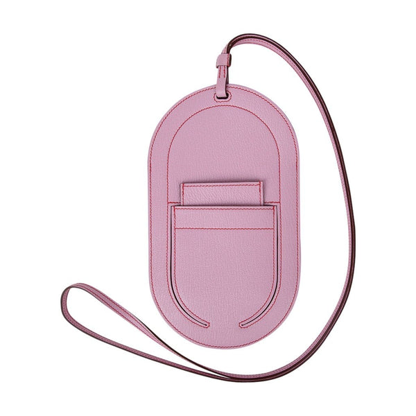 Hermes Cinhetic To Go Wallet Mauve Sylvestre Bag Clutch Crossbody Cham –  Mightychic