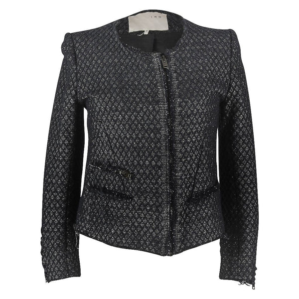 Chanel Black & White Fantasty Tweed Jacket 03C - Chanel