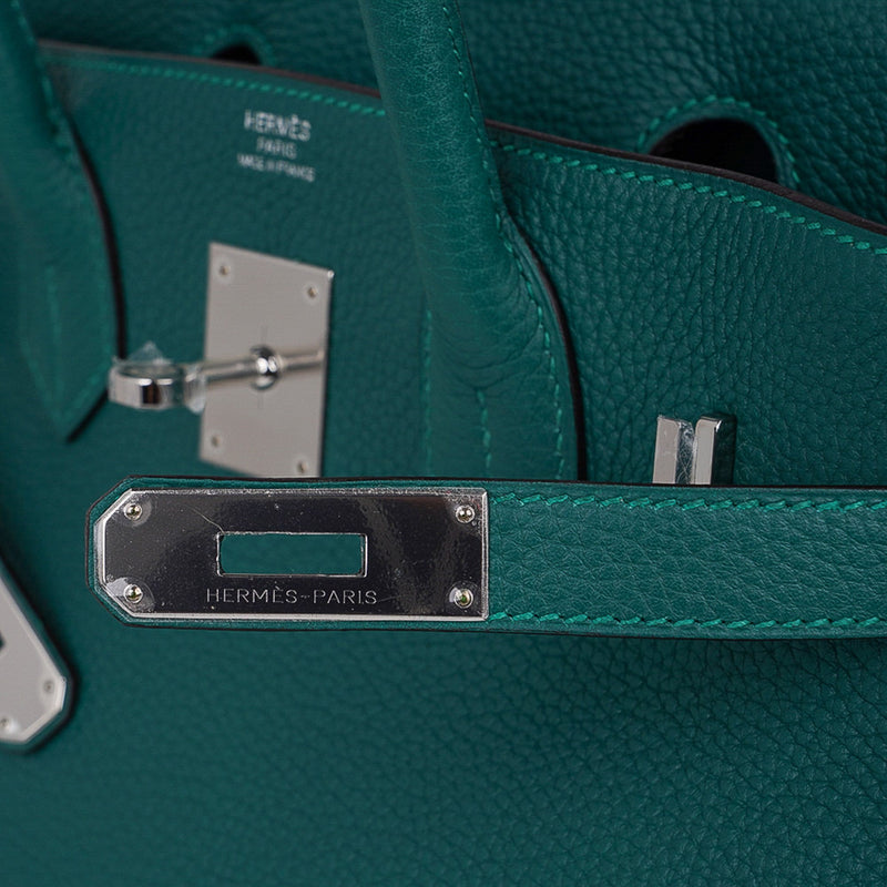 HERMES Togo Birkin 30 Malachite 155382