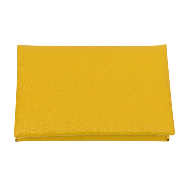 Shop HERMES Calvi Calvi card holder (H044164CK37) by CharmShop