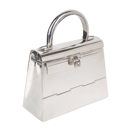 hermes silver bag