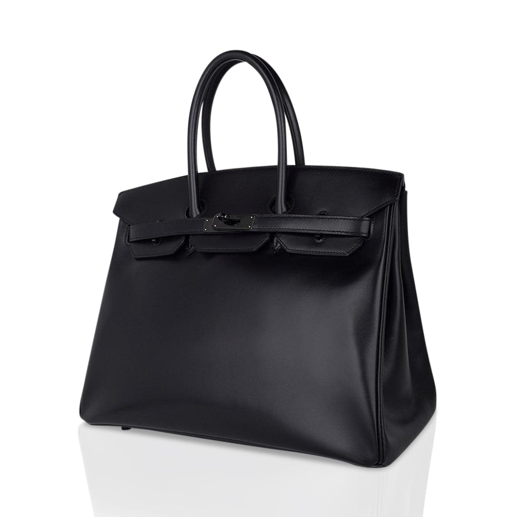 so black birkin 35