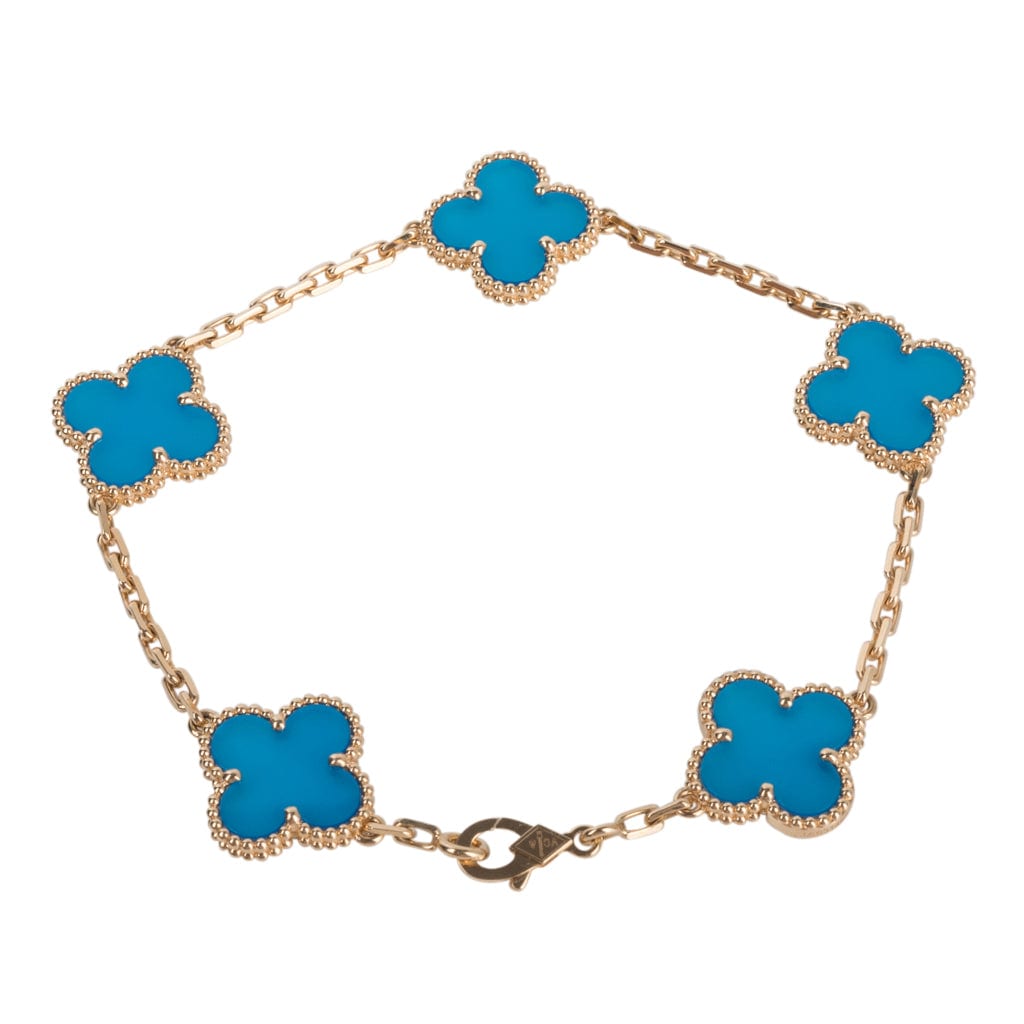 van cleef blue bracelet