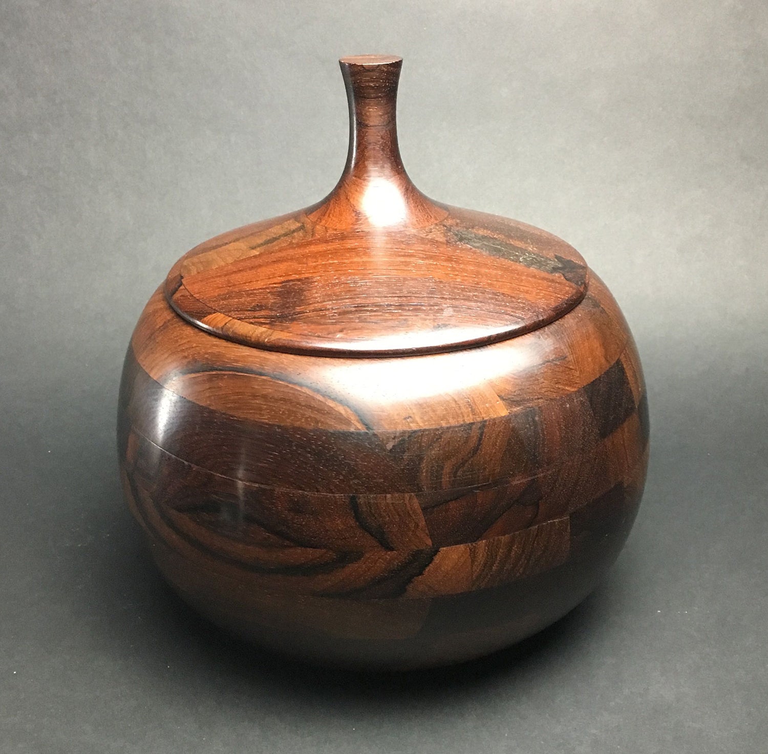 SOLD Mid Century Modern Teak Wood Ice Bucket