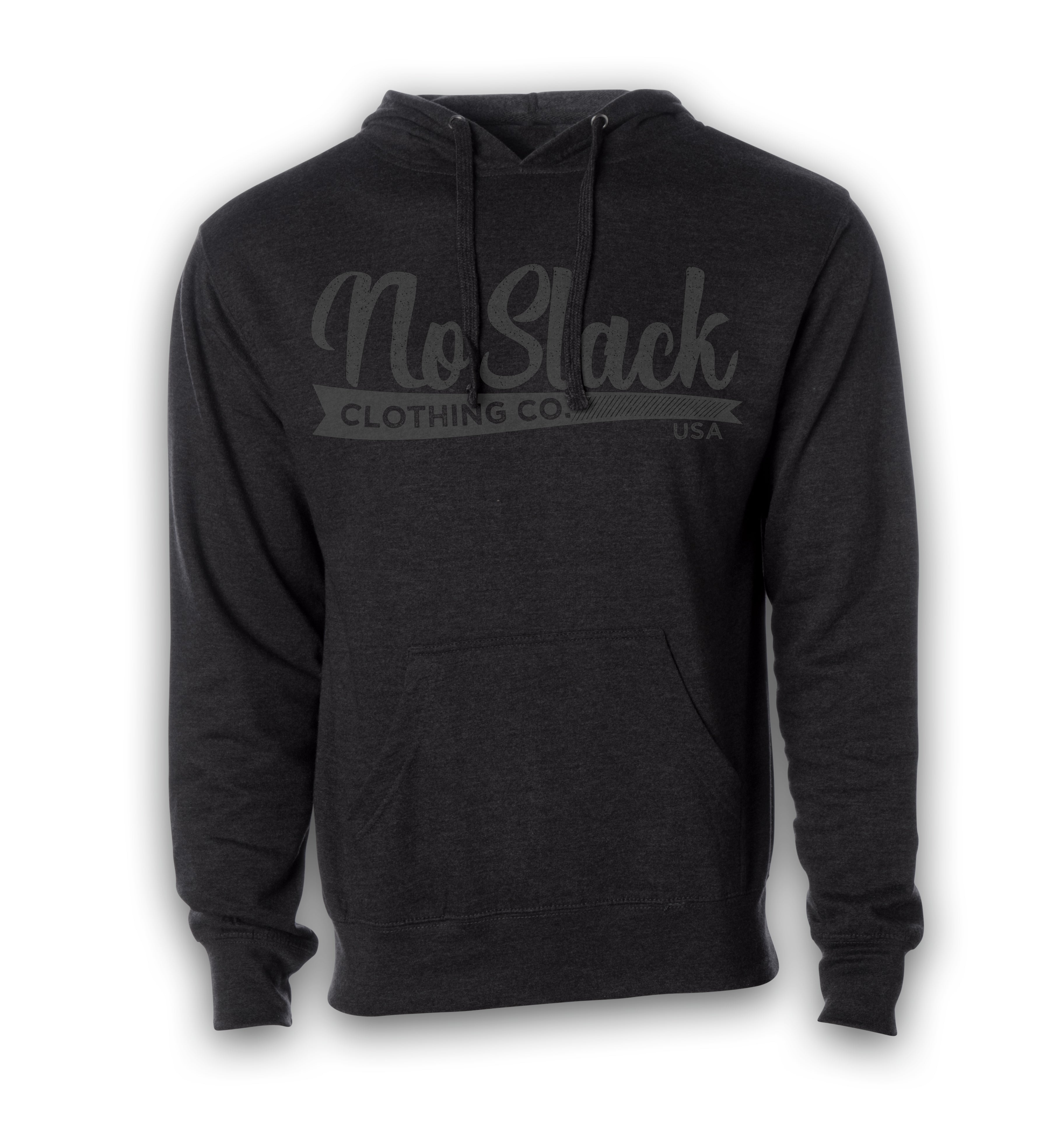 Gritty Patriotic Fitness Clothing: No Slack USA Hoodie