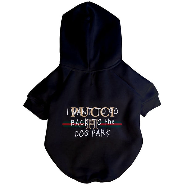 Pucci Dog Park Hoodie | Dog Clothing | Fresh Pawz