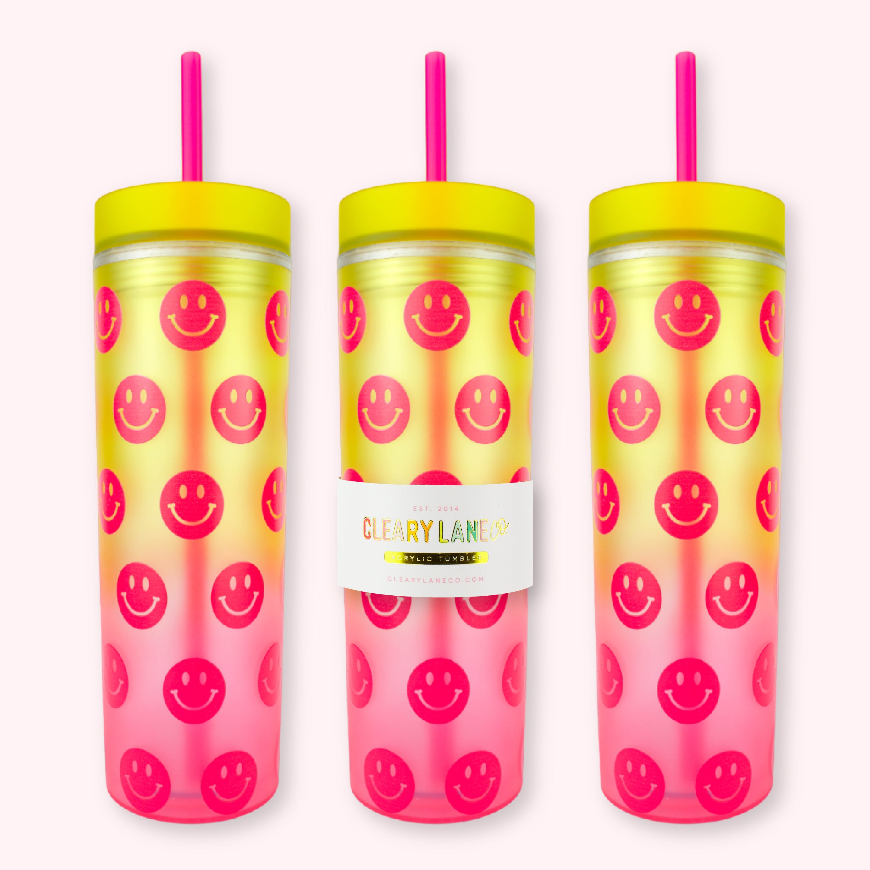 Choose Happy Yellow Smiley Face (40oz) Mega Tumbler – Dales Clothing Inc