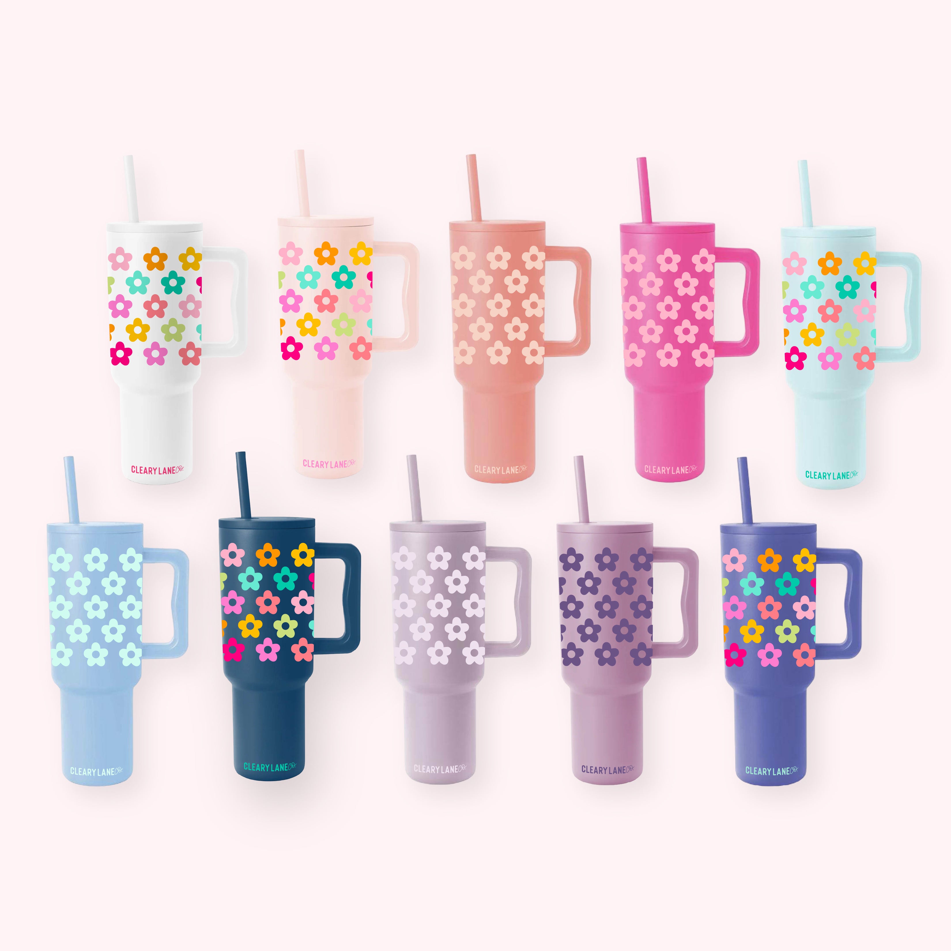 PREORDER: 40 oz Tumbler in Assorted Colors – Simplygingeraccessories