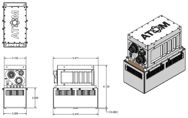 Norsat ATOMBKU025 ATOM Series 25W Standard Ku-Band BUC