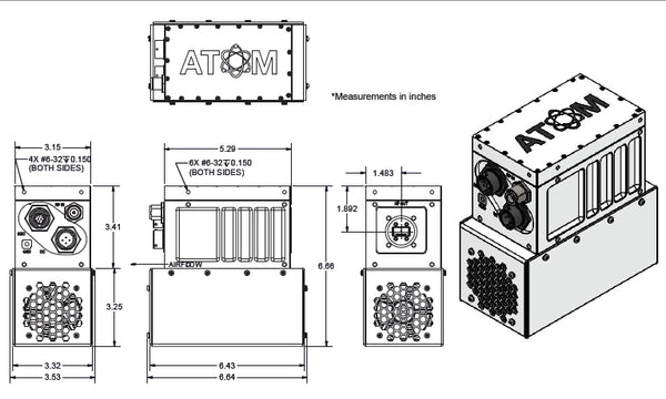 Norsat ATOMBKU050 ATOM Series 50W Standard Ku-Band BUC