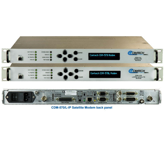 Comtech EF Data CDM-570L/IP L-Band Satellite Modem | VSATplus dvb c block diagram 