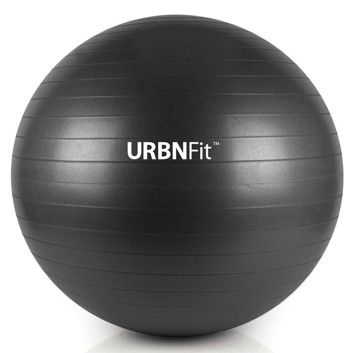 black exercise ball