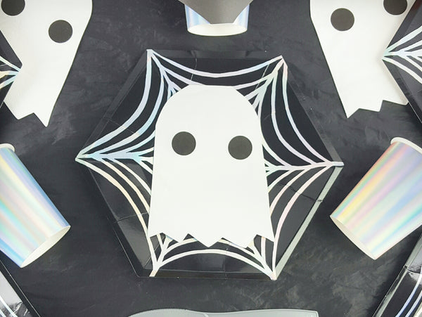 Ghost and Spiderweb Halloween Party Decorations
