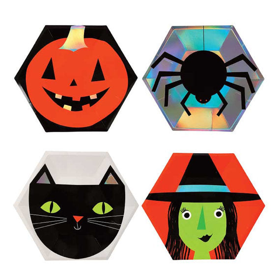 Pumpkin Spider Black Cat Witch Halloween Party Supplies and Decorations