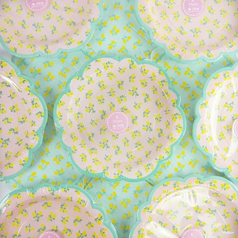 Lemon Party Plates and Napkins Lemonade Stand