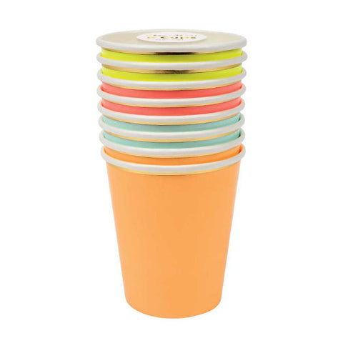 Neon Cups for You Are My Sunshine Party