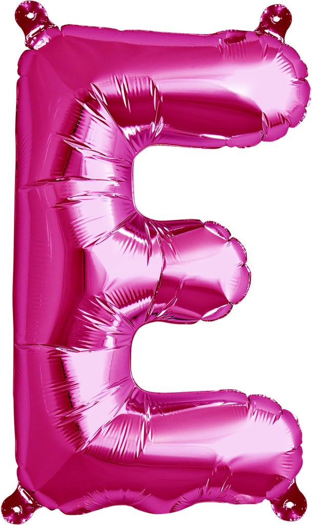 hot pink letter balloons