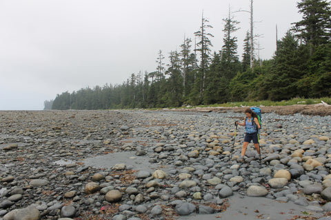 Nootka Trail rock hopping.