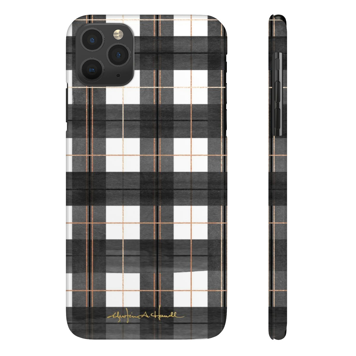 Plantkunde Over instelling man Buffalo Plaid Sleek and Chic Phone Case | Khristian A. Howell Unique Art  Phone Cases – Khristian A. Howell